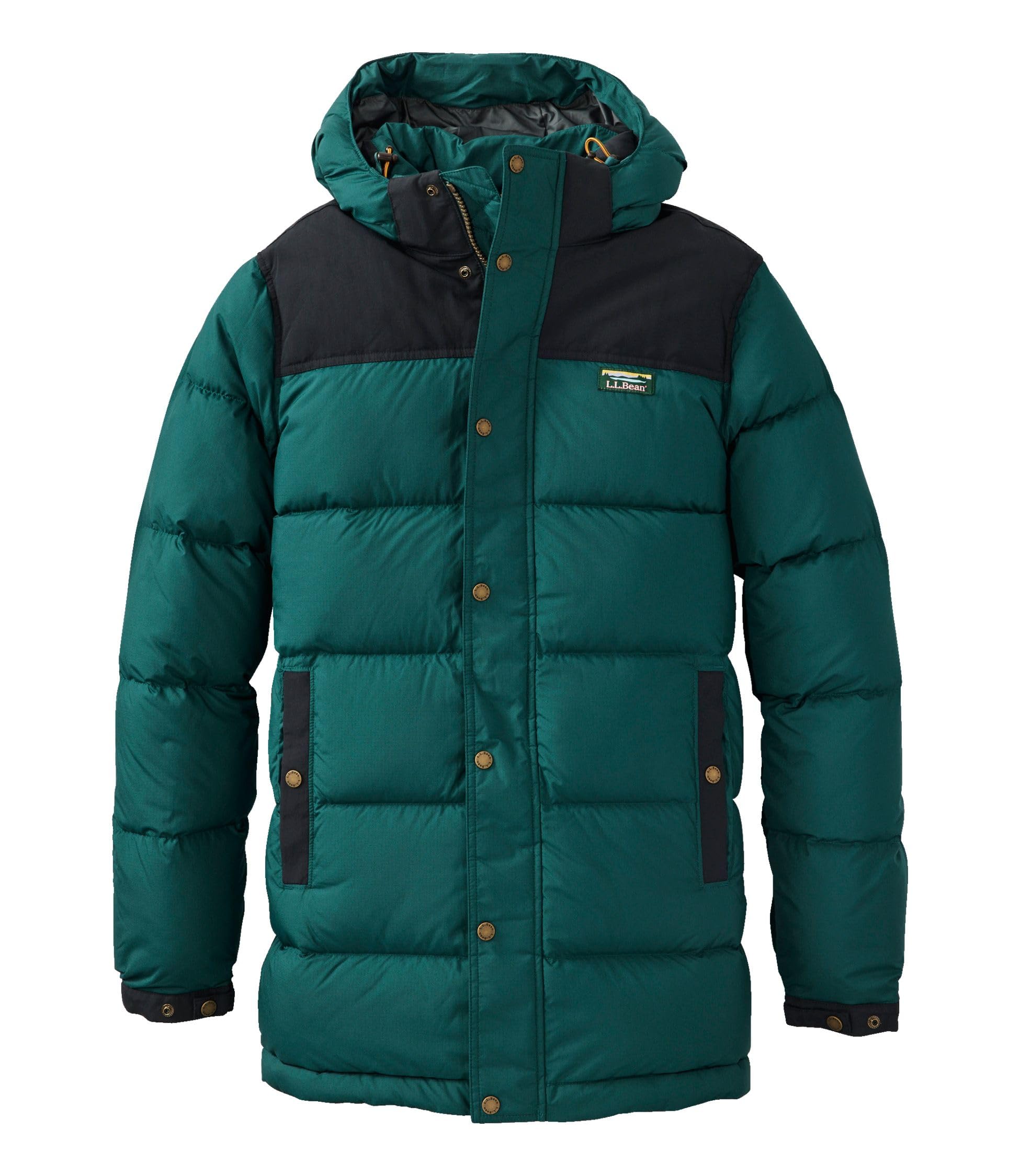 

Mountain Classic Down Color Block Japan Fit S Dark Multicolor 1000204593 [LLVEN] Men s Parka, Pine/Black