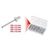 Assortiment de rivets - KSTOOLS - 400 pcs - Acier - Coffret plastique - 970.0150