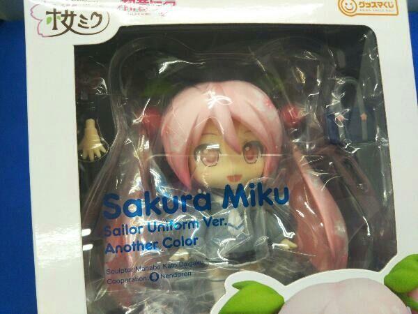 [USED] Last Prize: Nendoroid 2331-b Hatsune Miku Sakura Miku Sailor Uniform Ver. Another Color Good Smile Lottery Sakura Miku 2024 Vocaloid