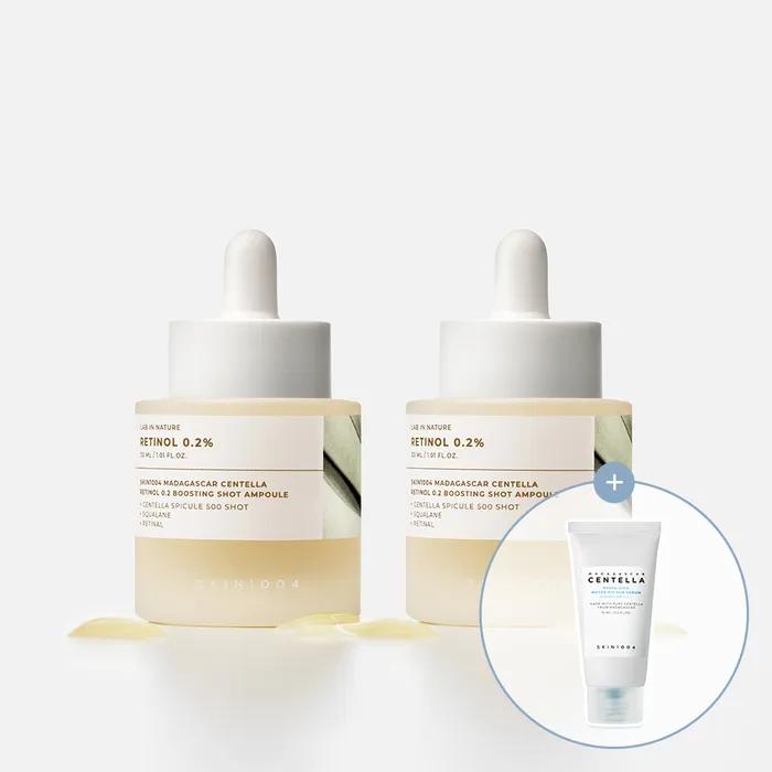 [Double] Madagascar Centella Retinol 0.2 Boosting Shot 30ml x2ea