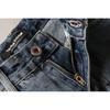 Hole Foreign Trade End Order Cut Label Summer Denim Shorts