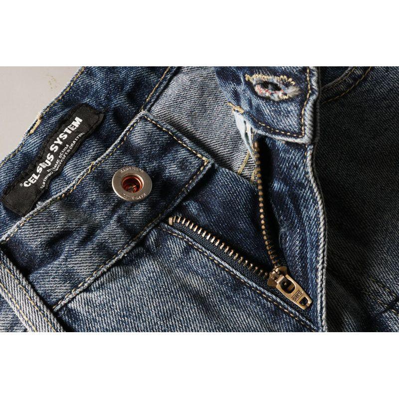 Hole Foreign Trade End Order Cut Label Summer Denim Shorts