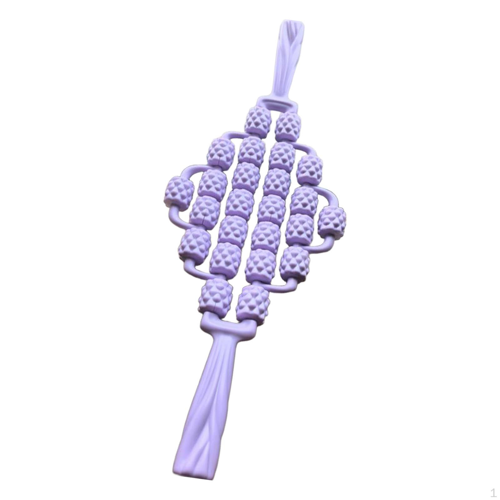 

Массажный ролик для тела, Портативные расслабляющие палочки для упражнений для спины, Тренажерный зал, Ягодицы, фиолетовый