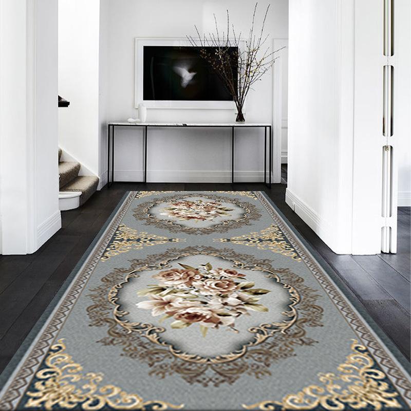 European Style Corridor Carpet Modern Household Carpet Entrance Hall Stairwell Corridor Fully Covered Carpet