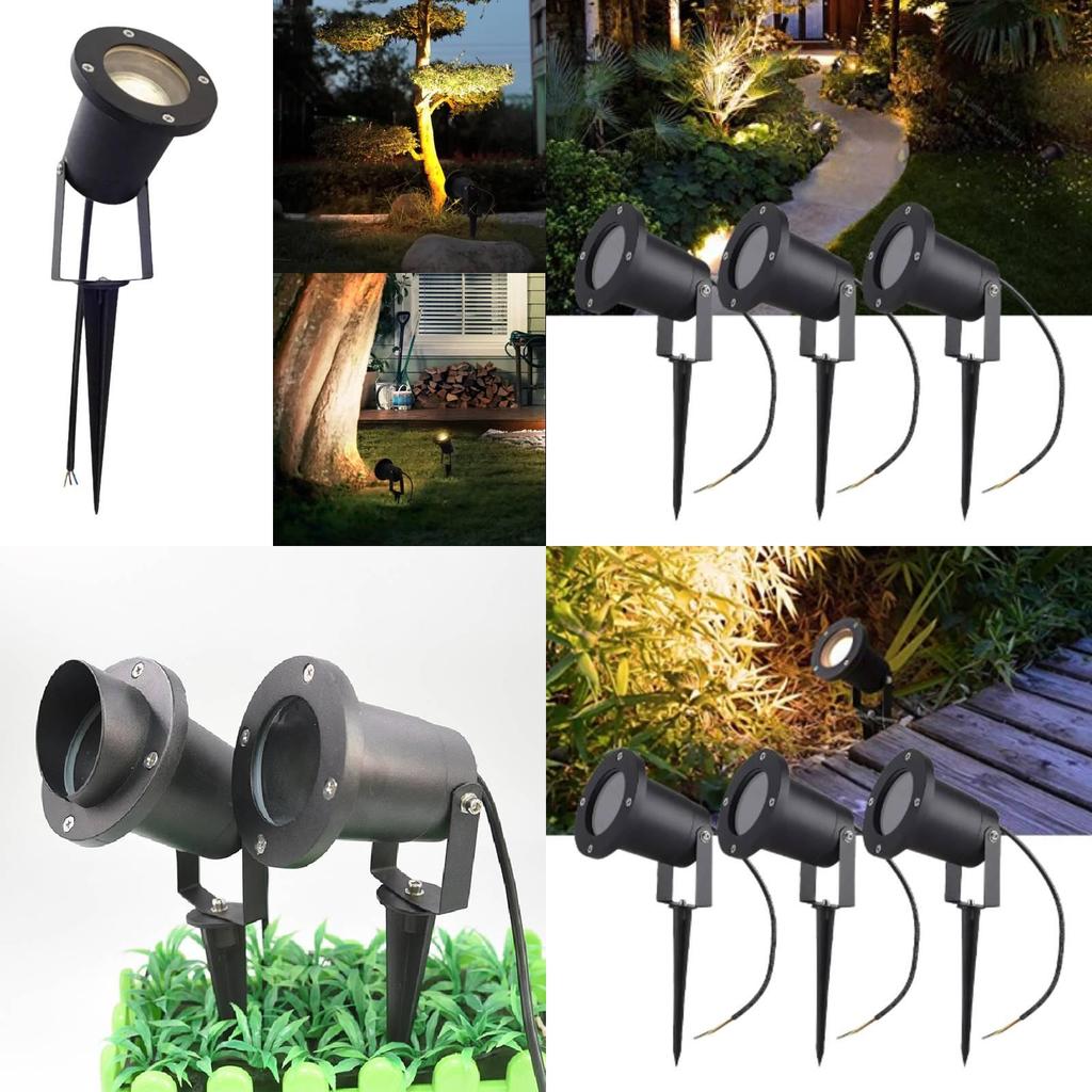 Premium Aluminium Wasserdicht Gu10 Garten-Erdspießleuchte Ideal für Bäume und Rasenflächen