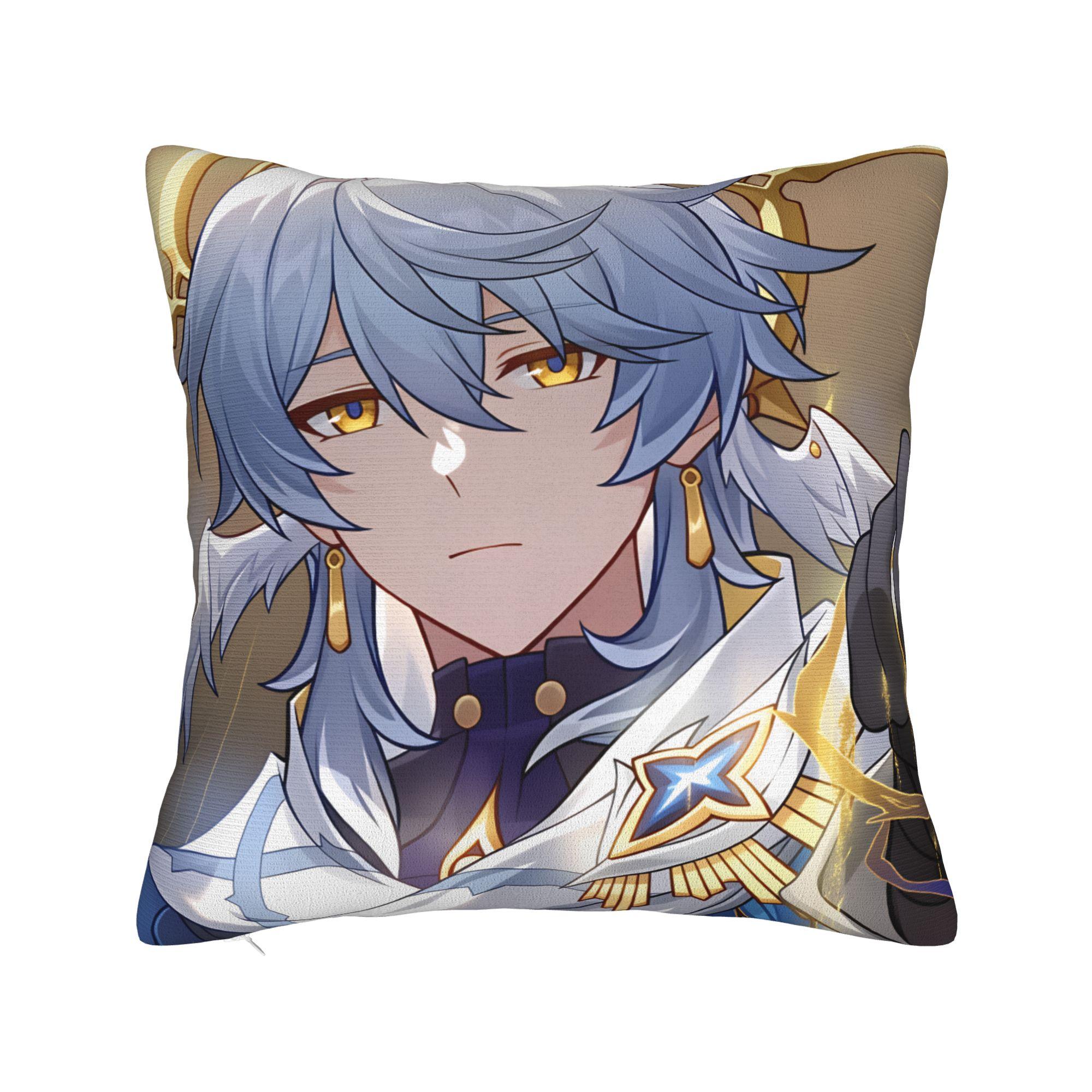 

Honkai Star Rail Pillow Cover Design Cushion Cover Kawaii Pillow Case For Sofa Car Home Decor 12x12Inch