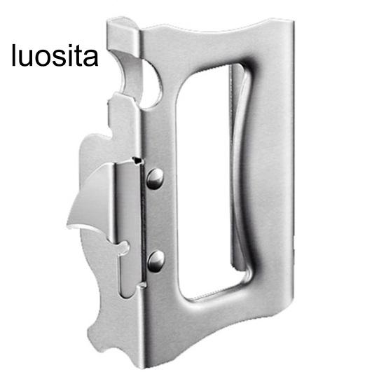 Stainless Steel Multifunctional Can Opener, Effortless Beer Bottle Opener Kitchen Supply