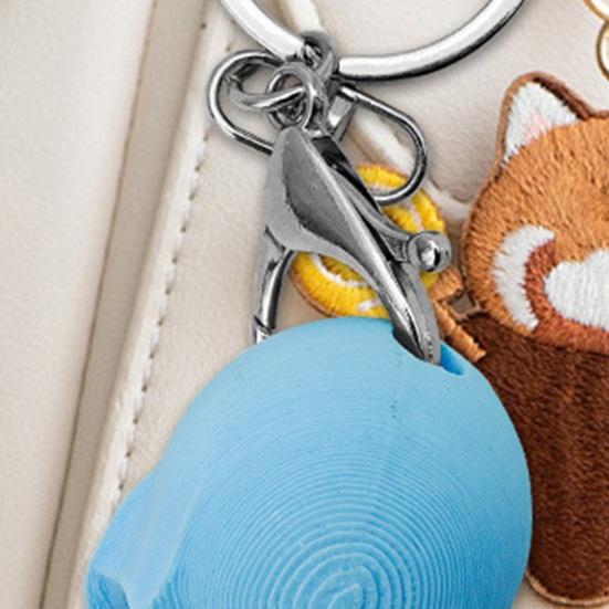 Keychain 3D Skull Design Multi-Scene Hangers Keys Bags Suitcases High-precision Key Holder Street Style Accessory