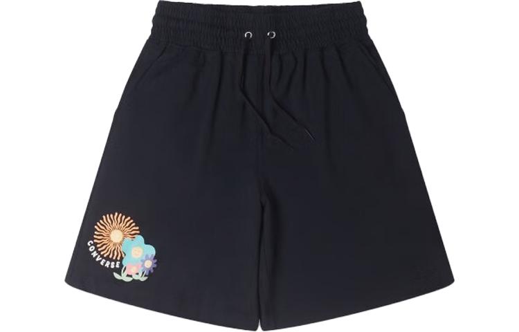 Converse Casual Shorts Women s Black Moderate 10025446-A02 L