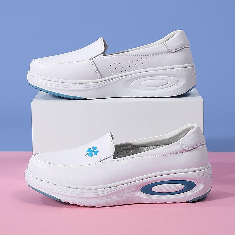 New Nurse Shoes for Women Comfortable Soft-soled Anti-slip Breathable Height-increasing and Odor-resistant Shoes