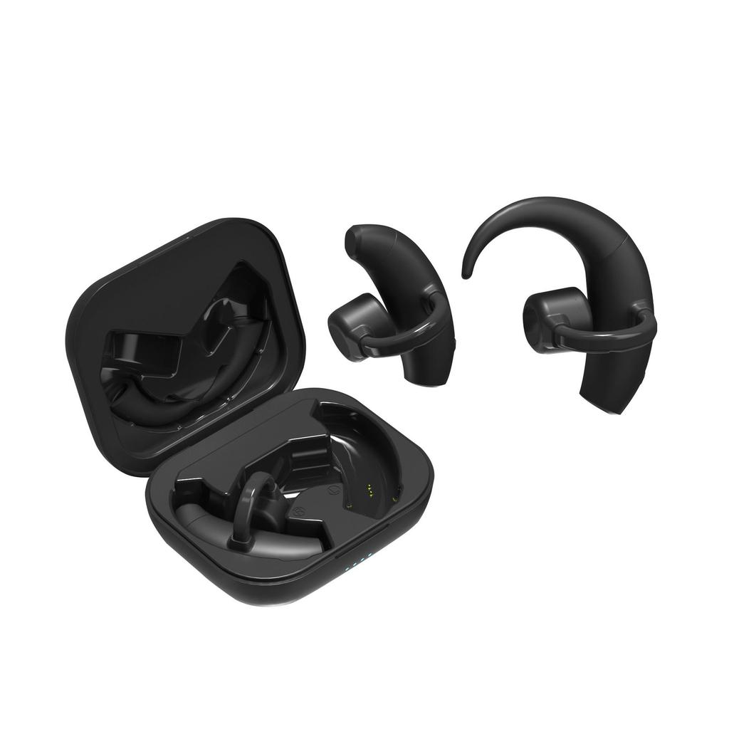 New TWS Wireless Bone Conduction Bluetooth Earphones with Long Battery Life & Charging Case