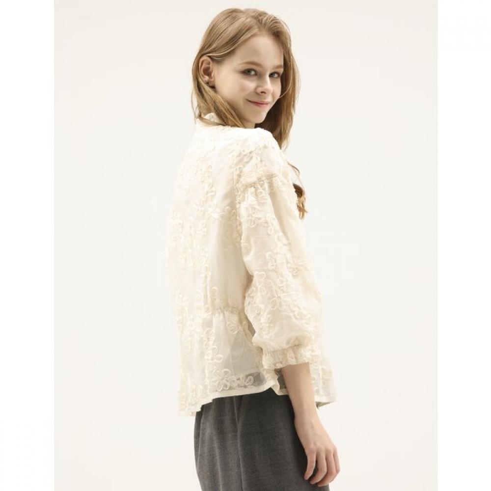 Son Jung Wan Flower Lace Frill Blouse Zdr6161161