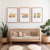 Train Animals Monkey Rabbit Giraffe Lion Nursery Wall Art Canvas Painting Nursery Poster And Print Wall Pictures Kids Room Decor