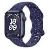 Cinturino per Apple Watch per iWatch 9/S11/Ultra - Silicone con Coriandoli e Fibbia a Farfalla