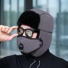 Unisex Winter Lei Feng Windproof Ear Protection Hat for Outdoor Cycling