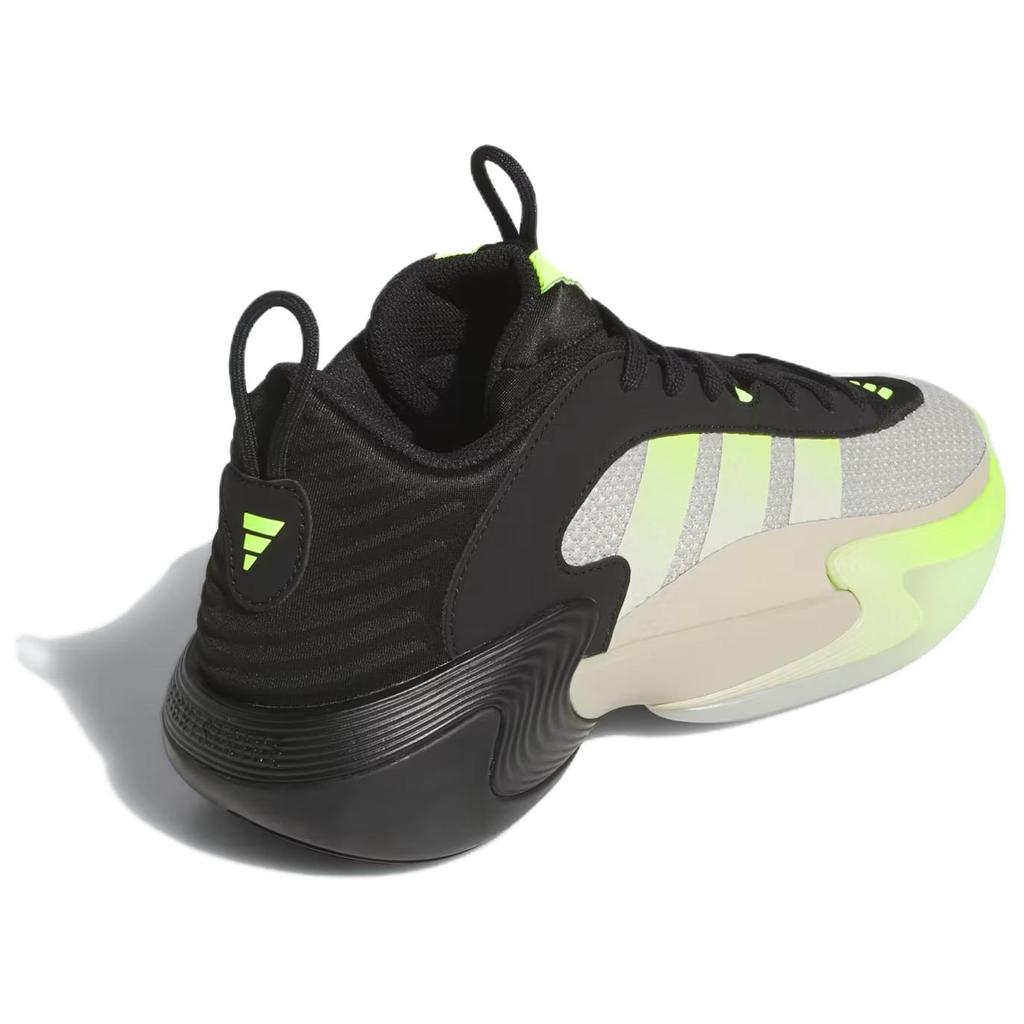 Adidas  Exhibit Select Mid Putty Grey Lucid Lemon Women Sneakers Core-Black IG6620