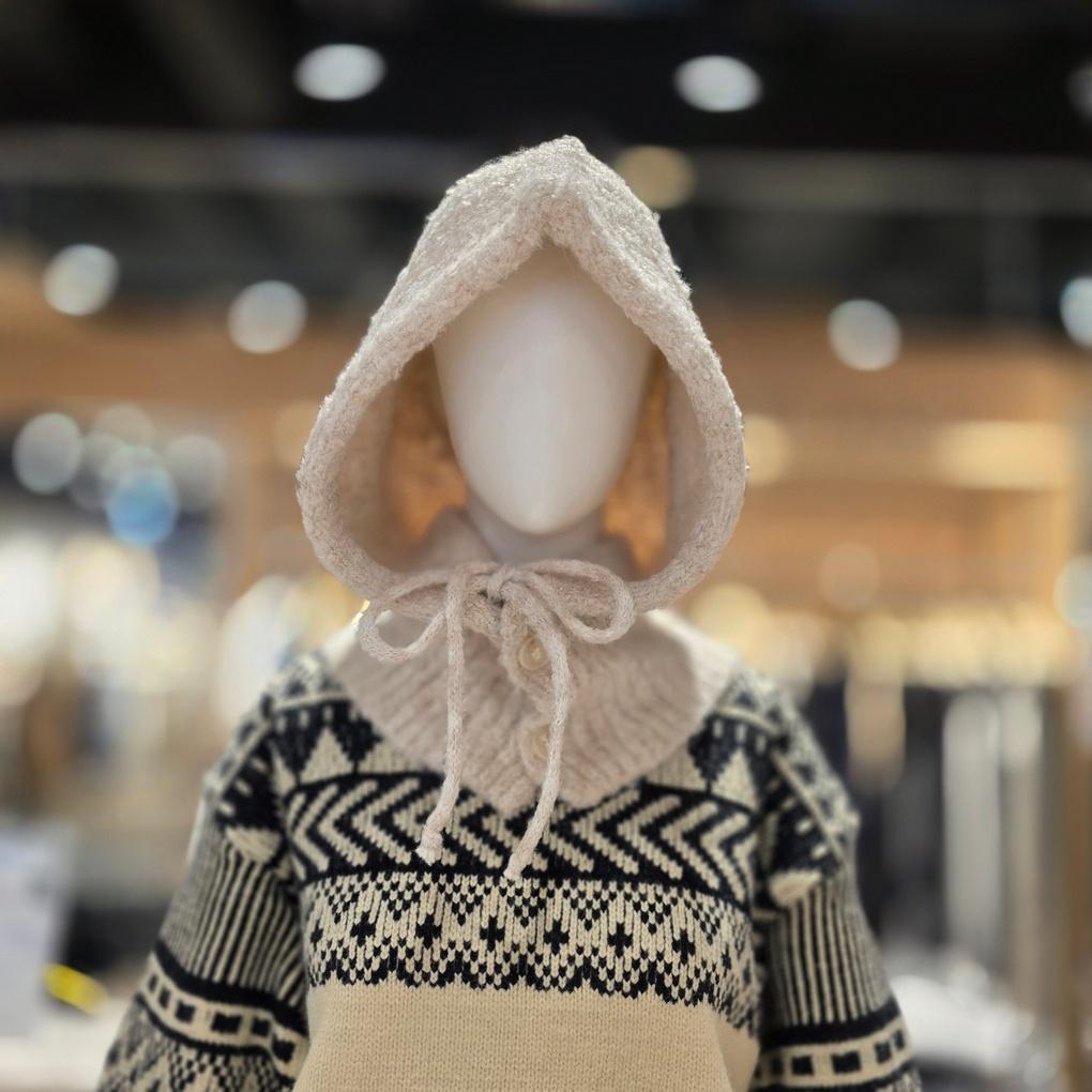 (PLASTIC ISLAND) Wool Blend Balaclava PR4AY532