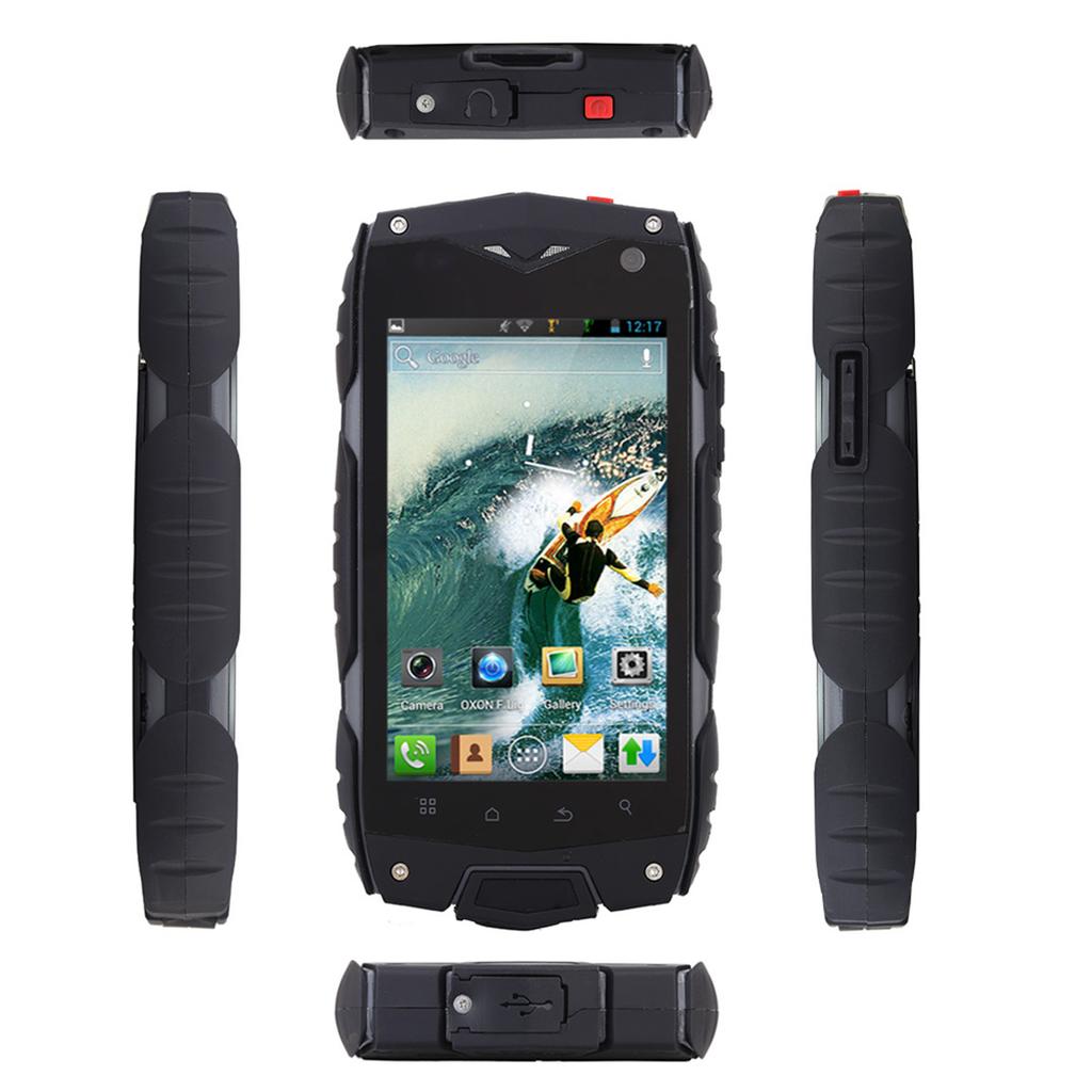 IP68 Smartphone Dustproof Shockproof Rugged Outdoor MSM8212 4.0  IPS 1GB RAM 4GB ROM 0.3 MP 5.0MP Dual Cameras