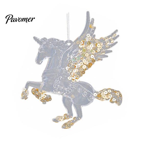 Decorative Tree Hanging Charms Faux Crystal Christmas Ornaments for Tree, Clear Snowflake/Starfish/Heart/Bird/Horse Decoration Decorations with