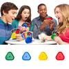4Pcsset Triangle Shaped Playing Card Holder Lazy Person Poker Seat Board Game Cards Stand For Children Seniors Free Your Hands