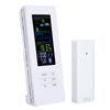 Wireless Weather Forecast Station Indoor Outdoor Thermometer Hygrometer Color Display Digital Temperature Humidity Monitor Alarm Clock Backlight