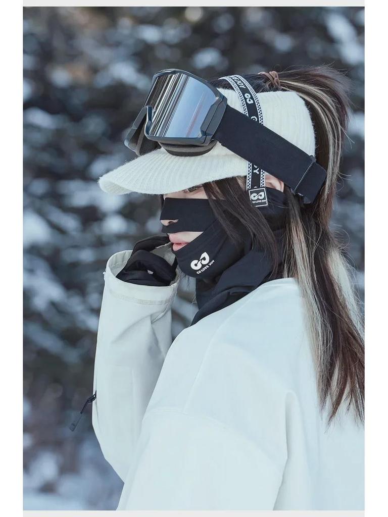 Unisex Winter Ski Face Mask: Windproof, Warm, Plus Velvet for Cycling & Outdoor Use (DTJ54)