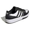 Adidas Originale Courtic Stoff Synthetisches Leder Bequem Vielseitig Rutschfest Abriebfest Low-Top Skateschuhe Unisex Sneaker Schwarz ID6067