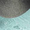 Round Braided Placemats Set Of 12 Table Mats For Dining Tables Woven Washable Non-Slip Place Mats 15 Inch(Light Grey)