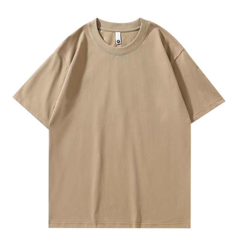 Men's Oversized Loose Fit Crew Neck T-Shirt - Soft Cotton Casual Short Sleeve Top