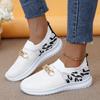 New Summer Fashion Walking Women's Flat Shoes Metal Decorative Mesh Comfortable Breathable Casual Sports Shoes NO:026