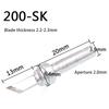Quick 203H For Soldering Station Solder Iron Welding Tip Head Top Sting BGA Lead-free Tools