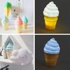 Novelty Ice Cream Shaped LED Desk Table Night Light Bedroom Home Decor Lamp Gift