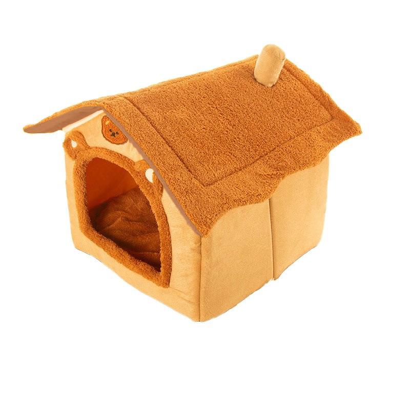 Ganzjahres-Hundebett mit Gehege für Katzen und kleine Hunde