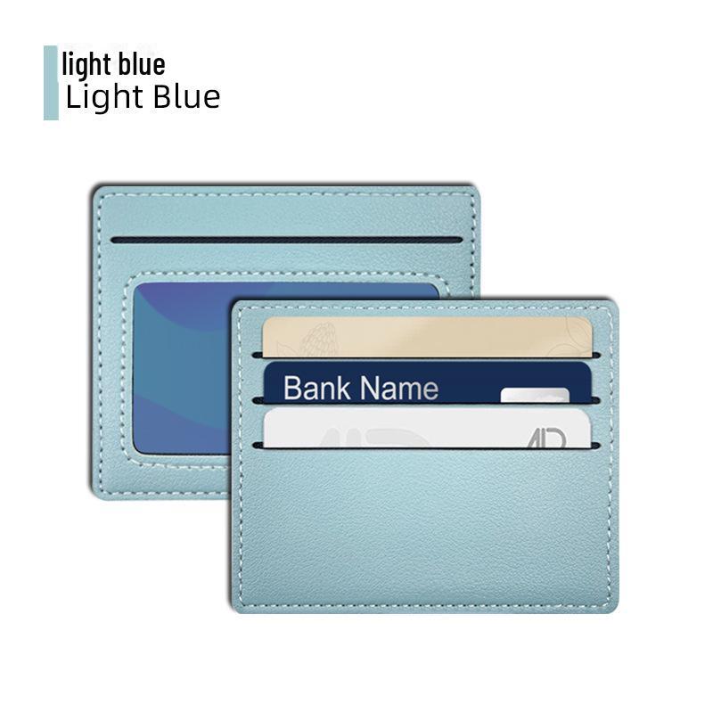 Exquisite Anti-Theft RFID Leather PU Card Holder: Universal, Spacious, & Stylish for Women