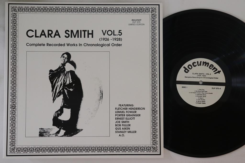 LP Record CLARA SMITH - Vol. 5 (1926-1928) DLP570 DOCUMENT 1989 Austria Blues Used