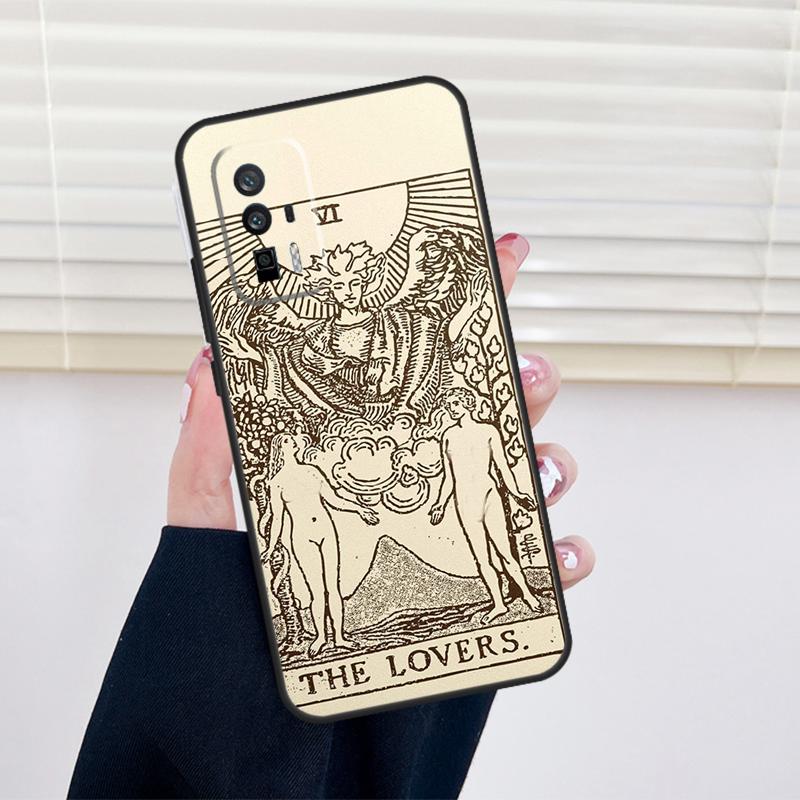 

Tarot Card Astrology Sun Moon Lover Cover For Xiaomi 15 14 13 Ultra 11T 12T 13T 14T Pro POCO X7 Pro X3 X5 X6 M6 F5 F6 Pro Case POCO X6 Pro
