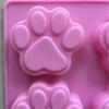 Betterlifefg-6 Pieces Cat's Claw Silicone Cake Mold 1 Piece (Pink)