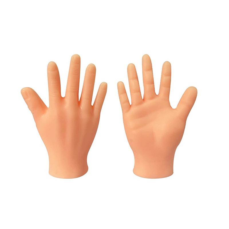 Katzenspielzeug, kleine handflächenförmige Mini-Hände, kreative Fingerlinge, kleine Hände, necken Kätzchen, Katzen, Massagegerät, Fellpflegehandschuhe, Heimtierbedarf