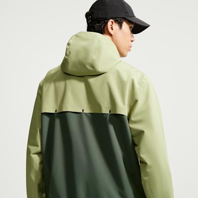Men's Nike WINDRUNNER Windbreaker Jackets Men's Gray Olive Green/Green Camouflage/White Hooded