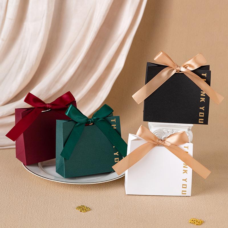 Thank You Bag Versatile Wedding Gift Box Gift Bag High-Quality Paper Packing Bag For Business Event Birthday Party Wedding