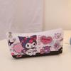 Kuromi Pencil Cute Sanrio Pencil Large Simple Pouch for Children and Elementary Middle High Stylish X 8 X B Case, Case, Capacity, Adults, School,