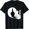 Middle Finger Cat Fun Pattern TShirt  Summer Mens Pure Cotton Casual Sports TShirt  Loose and Breathable