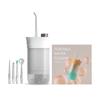 Oral Irrigator Portable Calculus Removal Water Flosser Whiten Waterproof USB Rechargeable Dental Cleaner 4 Nozzles