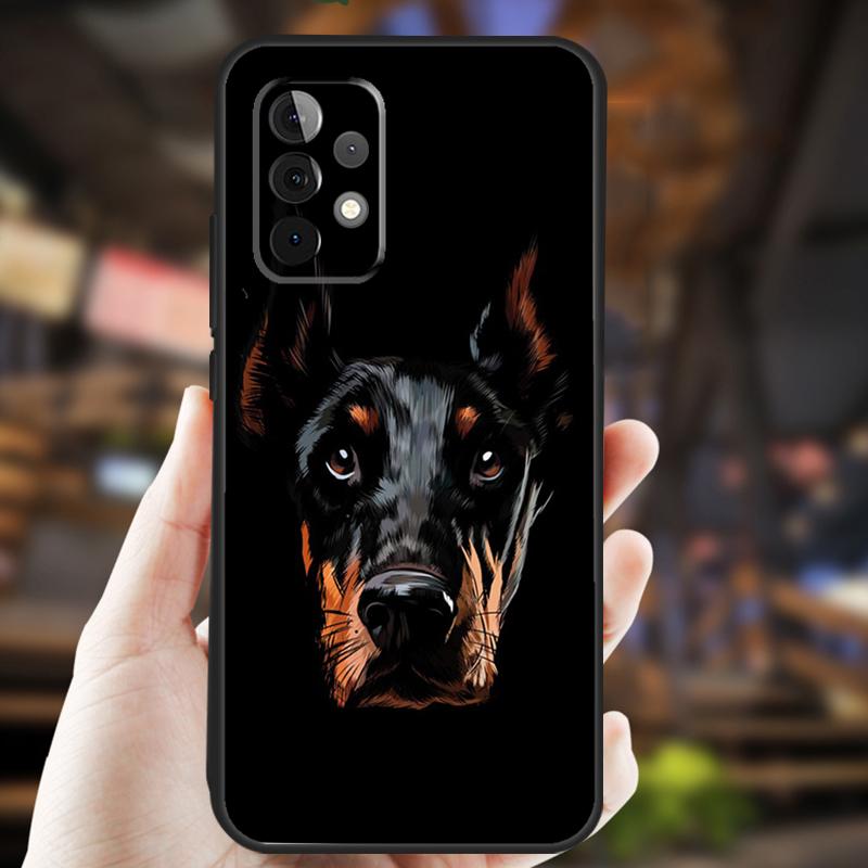 Dachshund Doberman Dog Case For Samsung Galaxy A26 A54 A14 A36 A16 A33 A56 A15 A55 A53 A35 A22 A32 A52 A34 A05 A06