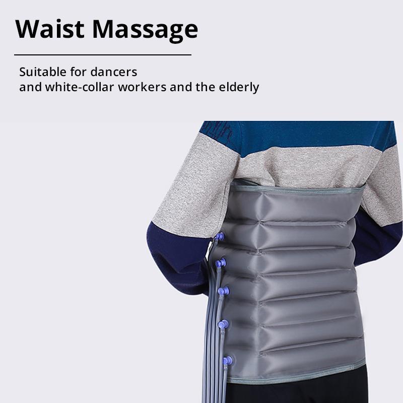 Home Portable Electric Air Compression Massager 6 Chamber for Leg Arm Waist Foot Lymphatic Drainage Massager Blood Circulation