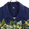 GREEN GATE Floral Short sleeve Open collar Aloha shirt 4L Navy Biggs Men's Used