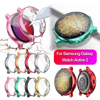 Soft Full Cover For Samsung Galaxy Watch Active 2 Electroplate TPU Watch Case Screen Protector