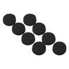 8pcs Doorbell Button Replacement Silicone Responsive Video Doorbell Buttons with 4 Screws for Doorbell Pro Black