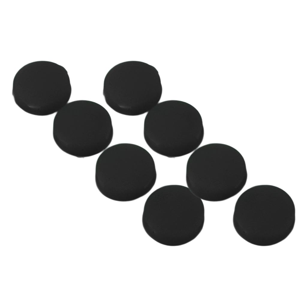 8pcs Doorbell Button Replacement Silicone Responsive Video Doorbell Buttons with 4 Screws for Doorbell Pro Black