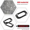 RT-TCZ Carbon Fiber Interior Door Lock Switch Cover Trim Frame Decoration Interior Accessories Compatible with Jeep Wrangler JL JLU & Gladiator JT